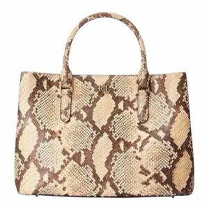 Lauren Ralph Lauren Marcy Leather Satchel NWT